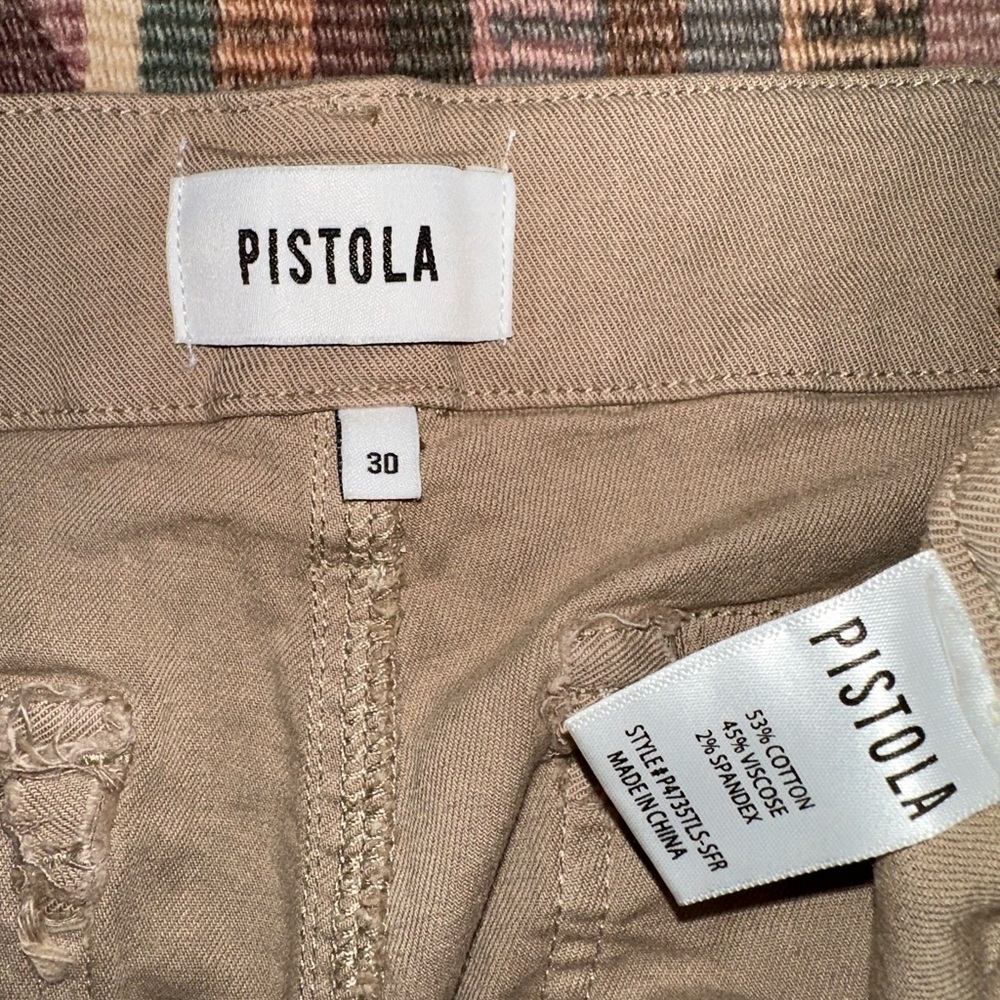 Pistola Women's Khaki Utility Shorts Size 30 - Picture 3 of 4